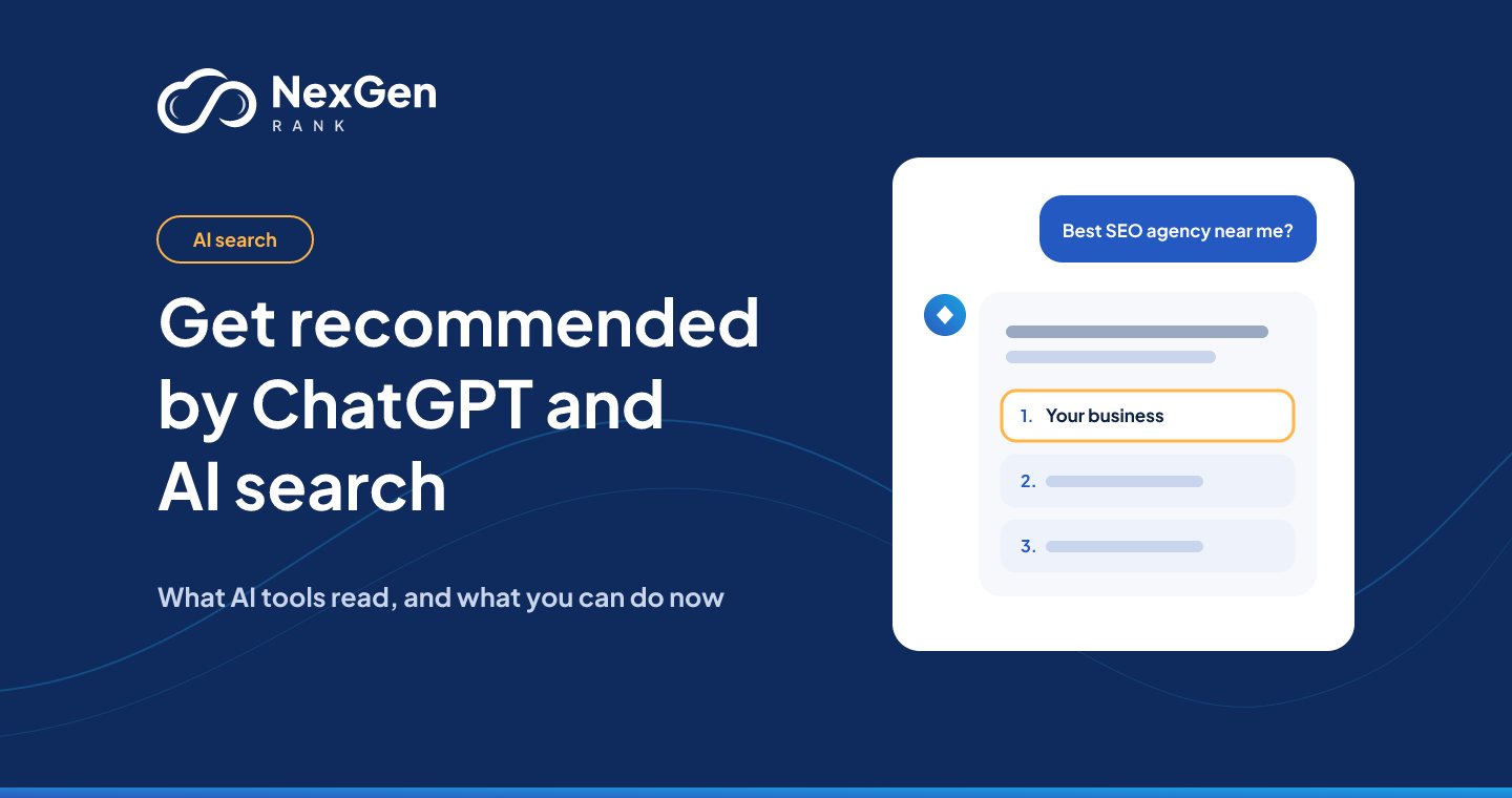 How to get your business recommended by ChatGPT and AI search